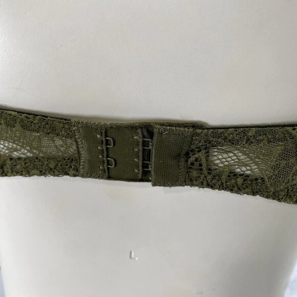 NEW SIMONE PERELE Women's Karma Lace Unlined Bralette – Size L – Adventure Green - Picture 7 of 14